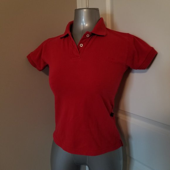 Versace Sport Women's Red Polo Shirt - Picture 11 of 12